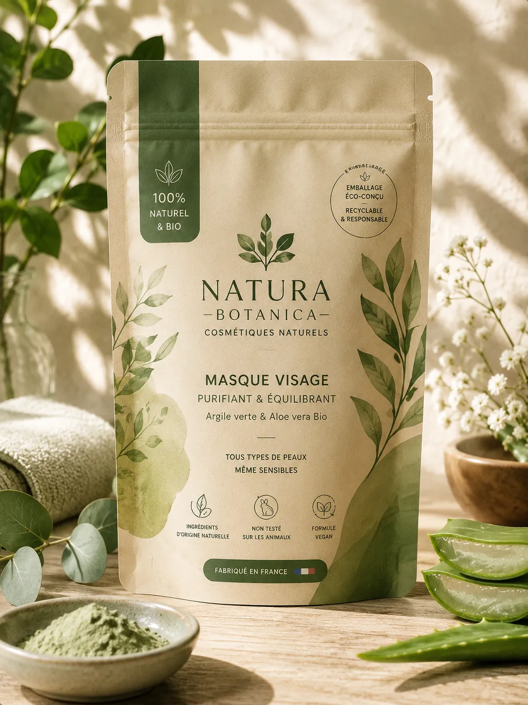 Packaging cosmétiques naturels