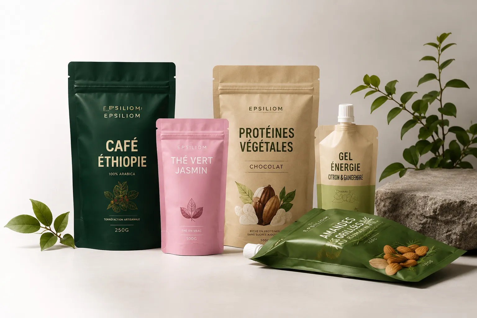 Emballages flexibles personnalisés EPSILIOM