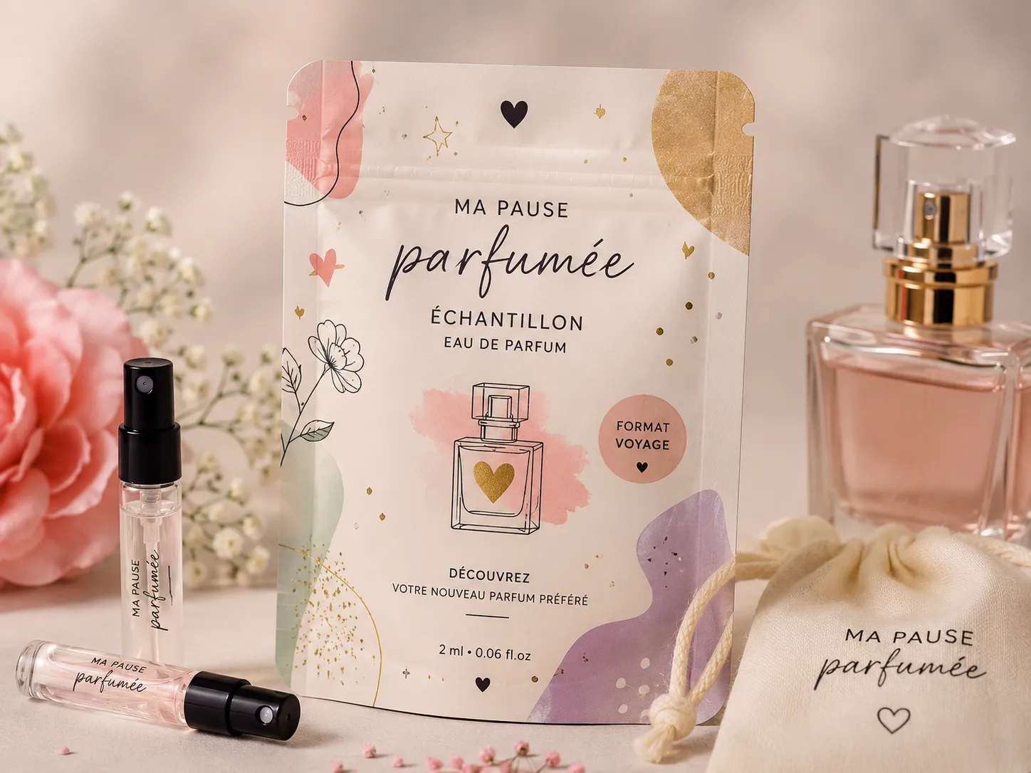 Sachets pour parfums et échantillons