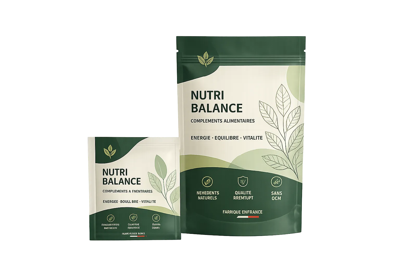 Sachet plat personnalisé