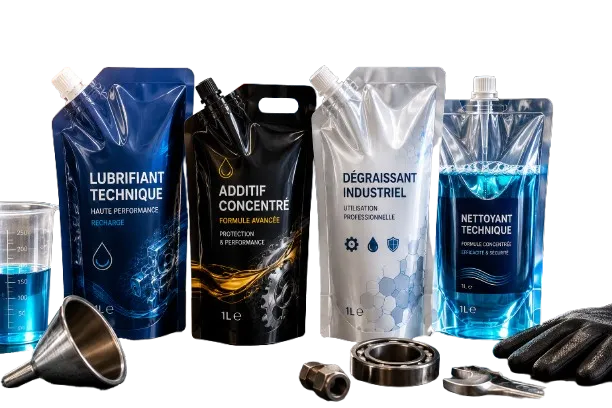 Emballage produits techniques liquides